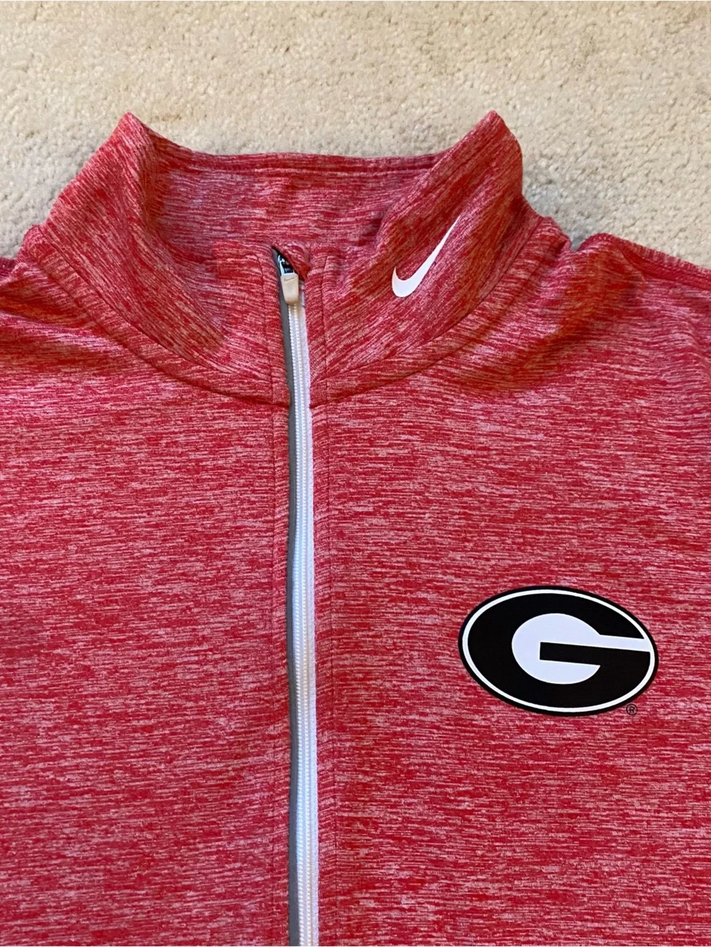 Nike Dri-FIT Georgia Bulldogs Women’s Quarter-Zip Pullover Official NCAA Size XL